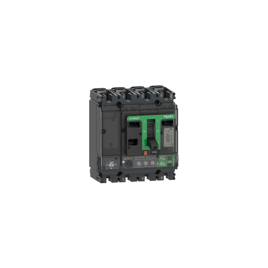 Schneider Electric ComPacT nouvelle génération Circuit breaker, ComPacT NSX250B, 25kA/415VAC, 4 poles, MicroLogic Vigi 4.2 trip unit 250A - C25B44V250