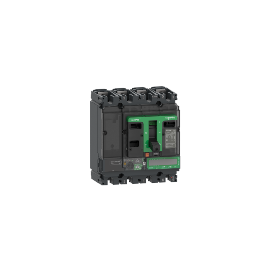 Schneider Electric ComPacT nouvelle génération Circuit breaker, ComPacT NSX250B, 25kA/415VAC, 4 poles, MicroLogic Vigi 7.2E trip unit 250A - C25B47E250
