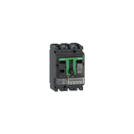 Schneider Electric ComPacT nouvelle génération circuit breaker ComPacT NSX250R, 200 kA at 415 VAC, MicroLogic 5.2 E trip unit 100 A, 3 poles 3d - C25R35E100