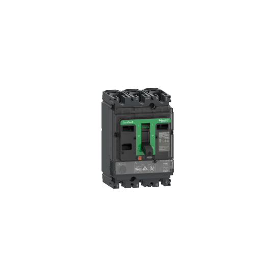 Schneider Electric ComPacT nouvelle génération circuit breaker ComPacT NSX250HB2, 100 kA at 690 VAC, MicroLogic 2.2 M trip unit 150 A, 3 poles 3d - C25W32M150