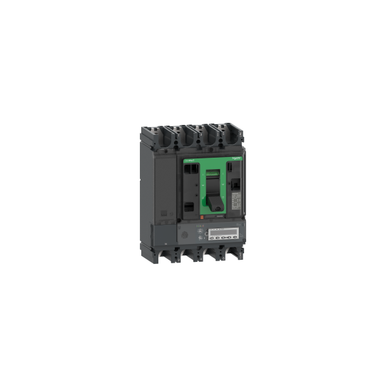 Schneider Electric ComPacT nouvelle génération circuit breaker ComPacT NSX630R, 200 kA at 415 VAC, MicroLogic 6.3 E trip unit 630 A, 4 poles 4d - C63R46E630