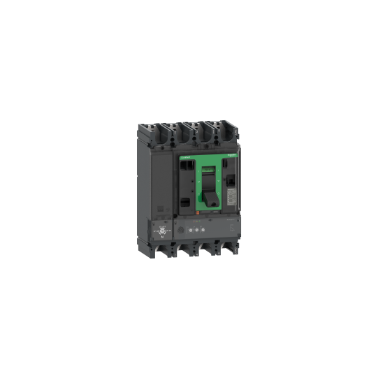 Schneider Electric ComPacT nouvelle génération circuit breaker ComPacT NSX630HB1, 75 kA at 690 VAC, MicroLogic 2.3 trip unit 630 A, 4 poles 4d - C63V42D630