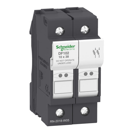 Schneider Electric TeSys Fuse carrier TeSys DF, 2P 32A, fuse size 10x38 mm - DF102