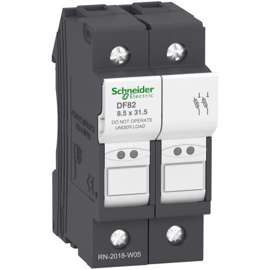 Schneider Electric TeSys Fuse carrier TeSys DF, 2P 25A, fuse size 8.5x32 mm - DF82