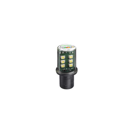 Schneider Electric SCHNEIDER Lampe de signalisation DEL - blanc - BA 15d - 24 V - DL1BDB1
