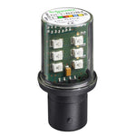 Schneider Electric SCHNEIDER Protected LED bulb, BA 15d, red, steady light, 24 V AC/DC - DL1BDB4