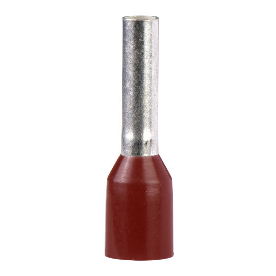 Schneider Electric SCHNEIDER CABLE END INSULATED FOR CLIP-IN MARKER, 10MM², MEDIUM SIZE, BROWN, 1 - DZ5CE102