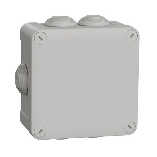 Schneider Electric SCHNEIDER Mureva BOX - junction box - 7 grommets Ø25 - 105x105x55 mm - ENN05005