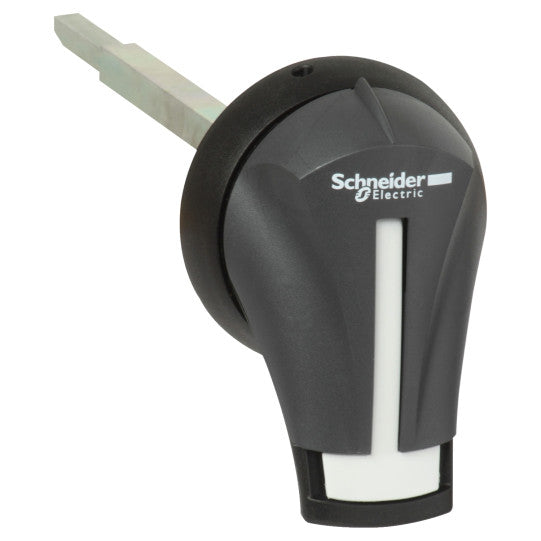 Schneider Electric TeSys External rotary handle, TeSys GS, black handle, left side mounting, 2 positions I-O, IP65, for GS 32-63A IEC - GS2AH310