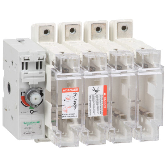 Schneider Electric TeSys TeSys GS - switch-disconnector-fuse - 4 P - 100A - NFC 22 x 58 mm - GS2JG4