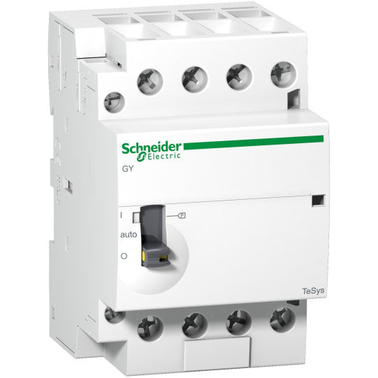 Schneider Electric TeSys TeSys GY - modular dual tariff contactor - 63 A - 4 NO - coil 220...240 V AC - GY6340M5