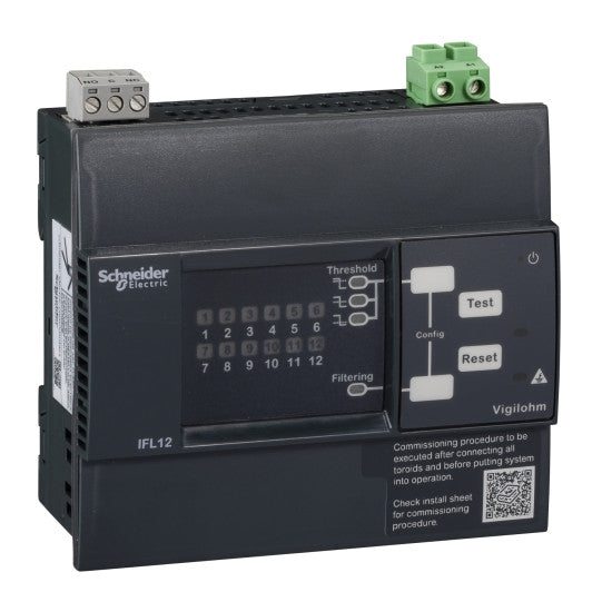 Schneider Electric Vigilohm VIGILOHM 12 CHANNEL FAULT LOCATOR - 100-440VAC/DC - IMDIFL12