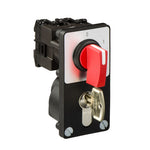 Schneider Electric SCHNEIDER cam start selector switch - 1-pole - 60 °- 12 A - front mounting - red handle - K1D032RZ2