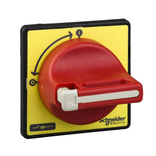 Schneider Electric TeSys TeSys VARIO - front and red rotary handle - 1 to 3 padlocking - KCF2PZ