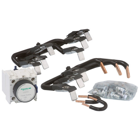 Schneider Electric Linergy Kit for assembling star delta starters, for 3 x contactors LC1D80, with time delay block - LA9D8017