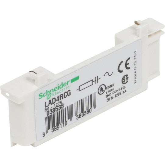 Schneider Electric SCHNEIDER TeSys D - suppressor module - RC circuit - 50...127 V AC - LAD4RCG