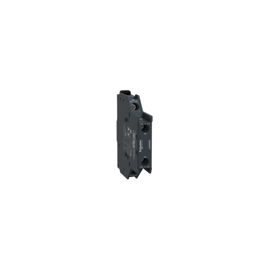Schneider Electric TeSys Auxiliary contact block, TeSys D, 2NO, side mounting, screw clamp terminals - LAD8N20
