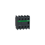 Schneider Electric TeSys Auxiliary contact block, TeSys D, 4NC, front mounting, screw clamp terminals - LADN04