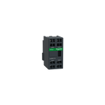 Schneider Electric TeSys Auxiliary contact block, TeSys D, 1NO + 1NC, front mounting, spring terminals - LADN113