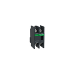 Schneider Electric TeSys Auxiliary contact block, TeSys D, 1NO + 1NC, front mounting, lugs-ring terminals - LADN116