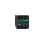Schneider Electric TeSys Auxiliary contact block, TeSys D, 2NO + 2NC, front mounting, spring terminals - LADN223