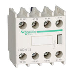 Schneider Electric TeSys Auxiliary contact block, TeSys D, 4NO, front mounting, screw clamp terminals, EN 50012 - LADN40G