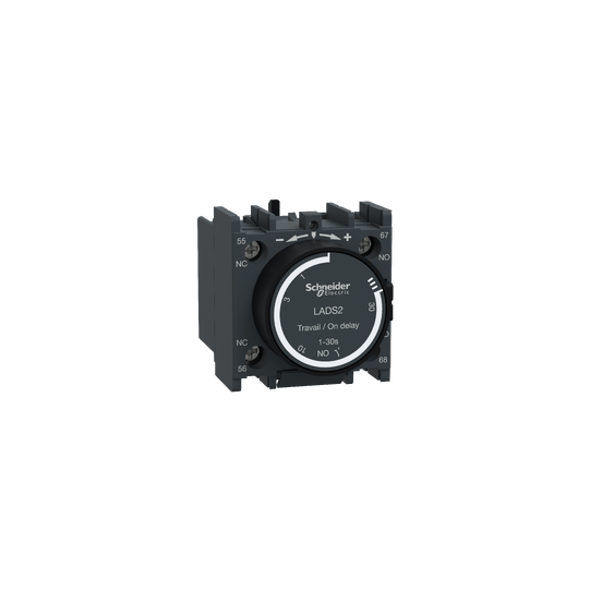 Schneider Electric TeSys TeSys D - time delay auxiliary contact block - 1 NO + 1 NC screw clamp terminals - LADS2