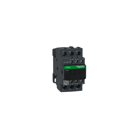 Schneider Electric TeSys TeSys D contactor - 3P(3 NO) - AC-3 - <= 440 V 25 A - 400 V AC coil - LC1D25V7