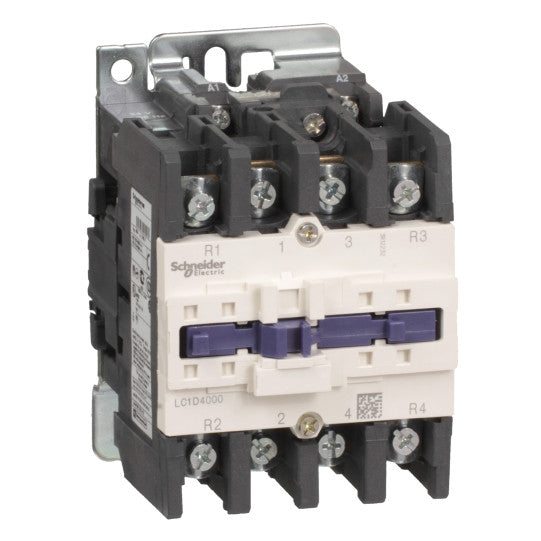 Schneider Electric TeSys TeSys D contactor - 4P(2 NO + 2 NC) - AC-1 <= 440 V 60 A 110 V AC 50/60 Hz coil - LC1D400086F7
