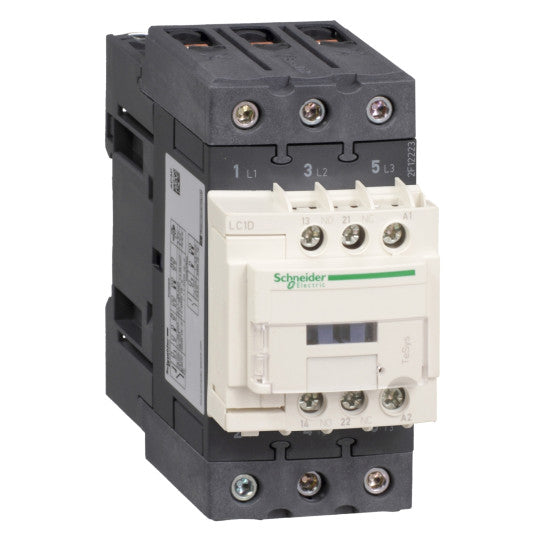 Schneider Electric TeSys TeSys D contactor - 3P(3 NO) - AC-3 - <= 440 V 50 A - 440 V AC 50/60 Hz coil - LC1D50AR7