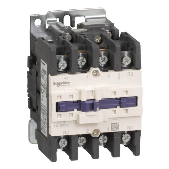 Schneider Electric TeSys TeSys D contactor - 4P(4 NO) - AC-1 - <= 440 V 125 A - 240 V AC 50 Hz coil - LC1D80004U5