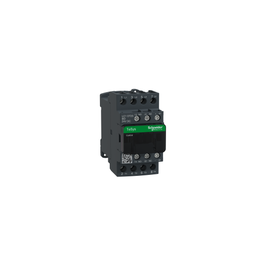 Schneider Electric TeSys TeSys D contactor - 4P(4 NO) - AC-1 - <= 440 V 25 A - 24 V DC standard coil - LC1DT25BD