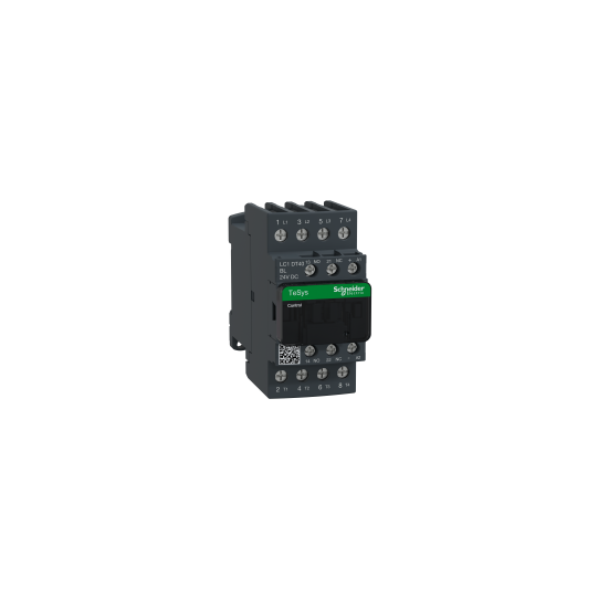 Schneider Electric TeSys TeSys D contactor - 4P(4 NO) - AC-1 - <= 440 V 40 A - 24 V DC low cons coil - LC1DT40BL