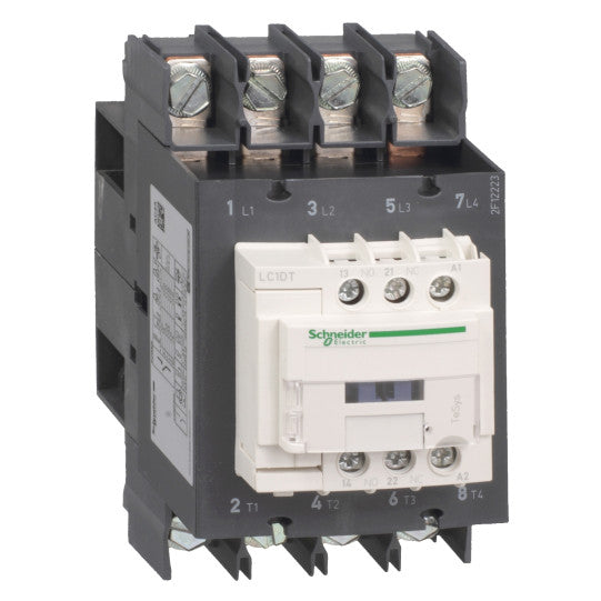 Schneider Electric TeSys TeSys D contactor - 4P(4 NO) - AC-1 - <= 440 V 60 A - 230 V AC 50/60 Hz coil - LC1DT60A6P7