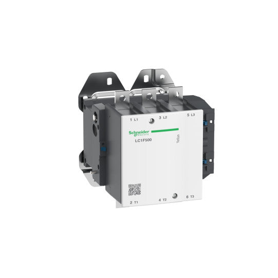 Schneider Electric TeSys TeSys F contactor - 3P(3 NO)-AC-3 <= 440V 1100A with coil LX1/ LX9 - 48…1000V AC 40/400Hz, LX4 - 48...440V DC - LC1F500