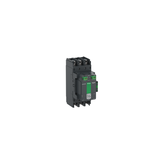 Schneider Electric TeSys High power contactor, TeSys Giga, 3 pole (3NO), AC-3 <=440V 225A, advanced version, 200…500V wide band AC/DC coil - LC1G225LSEA