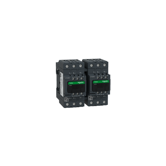 Schneider Electric TeSys TeSys D reversing contactor - 3P(3 NO) - AC-3 - <= 440 V 40 A - 115 V AC coil - LC2D40AFE7