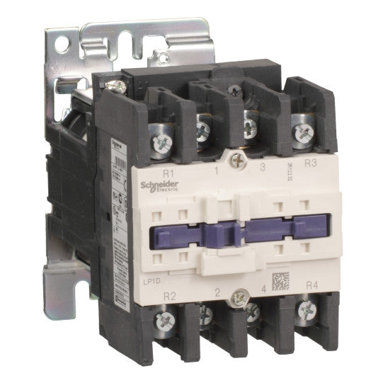 Schneider Electric TeSys TeSys D contactor - 4P(4 NO) - AC-1 - <= 440 V 125 A - 24 V DC coil - LP1D80004BD