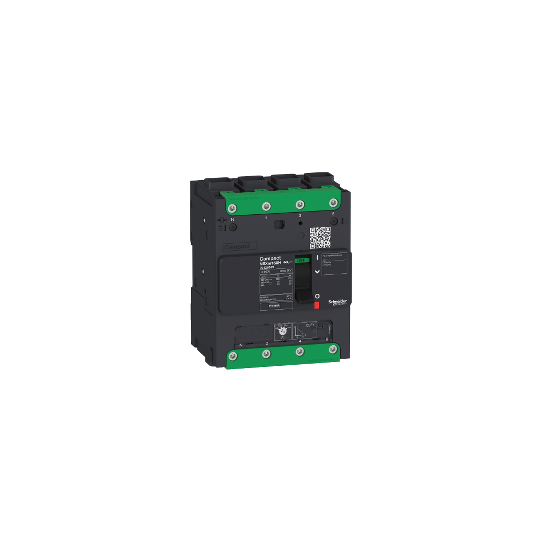 Schneider Electric Compact circuit breaker Compact NSXm 160A 4P 36kA at 380/415V(IEC) EverLink lug - LV426319