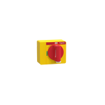 Schneider Electric ComPacT nouvelle génération direct rotary handle, ComPacT NSXm, red handle on yellow front, IP40 - LV426931T