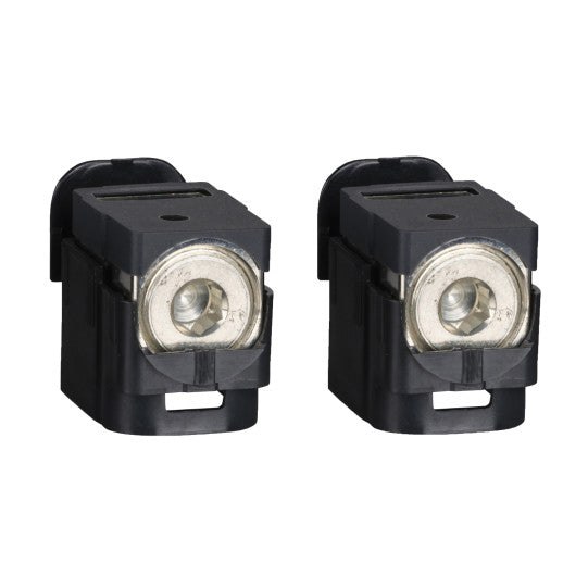 Schneider Electric SCHNEIDER aluminium bare cable connectors, ComPact NSX, EasyPact CVS, for 1 cable 25 mm² to 95 mm², 250 A, set of 2 parts - LV429255