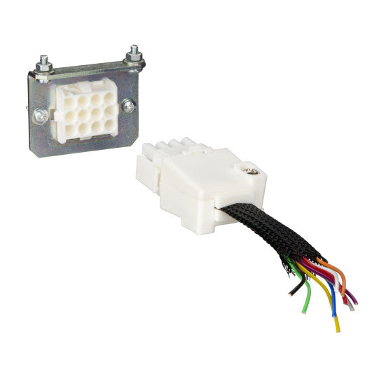 Schneider Electric SCHNEIDER manual auxiliary connector, fixed and moving part, ComPact NSX 100 to NSX630, withdrawable circuit breakers, 1 to 9 wires - LV429272