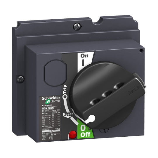 Schneider Electric SCHNEIDER direct rotary handle, ComPacT NSX 100/160/250, black handle, IP40 - LV429337T