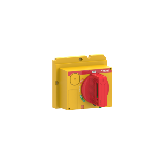 Schneider Electric SCHNEIDER direct rotary handle, ComPacT NSX 100/160/250, red handle on yellow front, IP40 - LV429339T