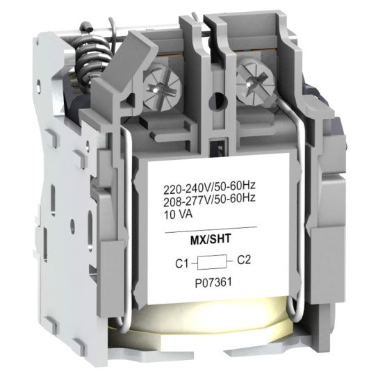 Schneider Electric SCHNEIDER MX shunt release, ComPacT NSX, rated voltage 24 VDC, screwless spring terminal connections - LV429390