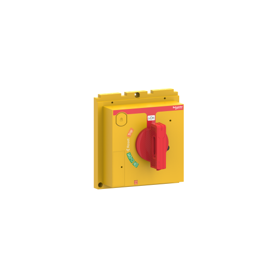 Schneider Electric SCHNEIDER direct rotary handle, ComPacT NSX 400/630, red handle on yellow front, IP40 - LV432599T
