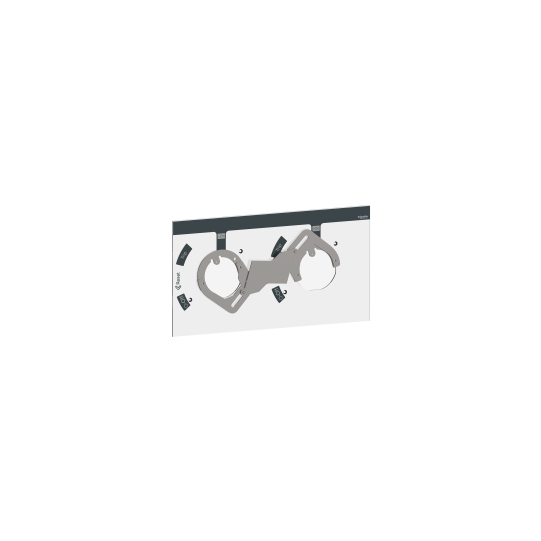 Schneider Electric ComPacT nouvelle génération mechanical interlocking for toggle, ComPacT NSX 400/630 - LV432614T