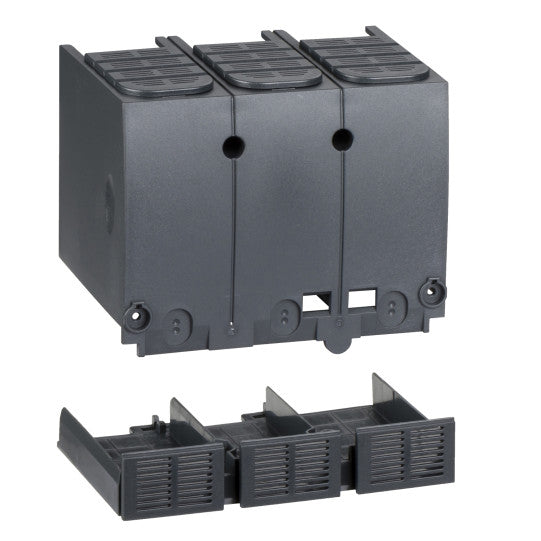 Schneider Electric SCHNEIDER terminal shield, ComPact NSX100/160/250 DC, upstream and downstream, 3P, 3 poles in series - LV438325