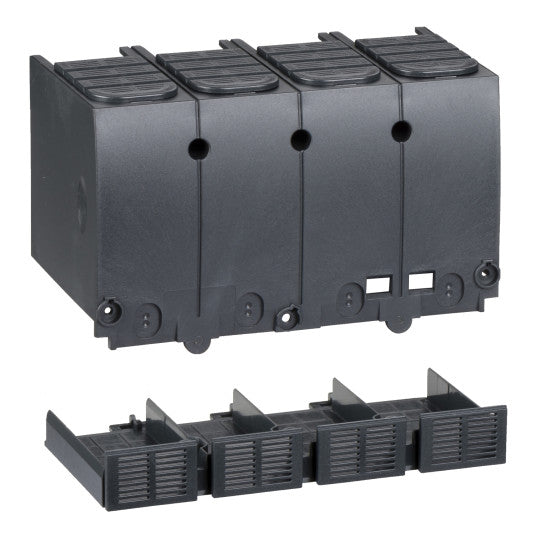 Schneider Electric SCHNEIDER terminal shield, ComPact NSX100/160/250 DC, upstream and downstream, 4P, 3 poles in series - LV438326