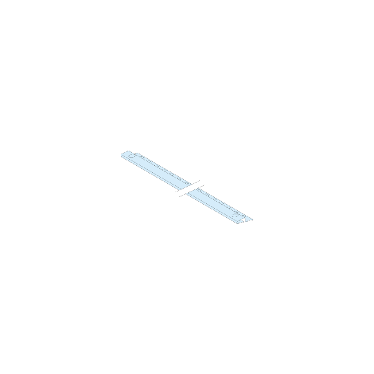 Schneider Electric PrismaSeT PrismaSeT G Active - Montant supp. plastron - Coffret 27M-IP30-lot(x 2)-RAL9003 - LVS01257